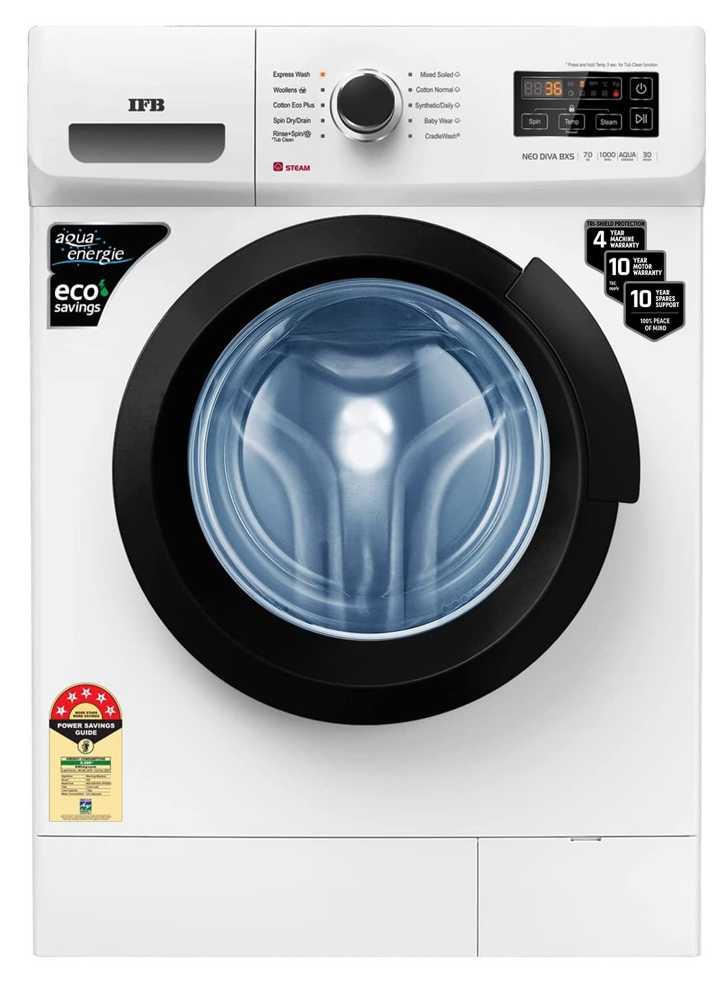 IFB 7 Kg Front Load Washing Machine (NEO DIVA BXS 7010)