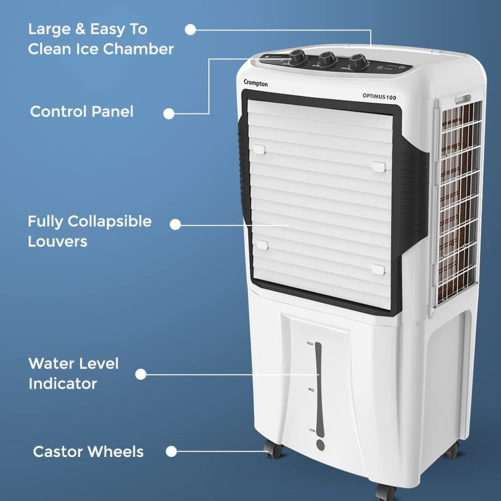 Crompton Optimus 100-Litre Air Cooler features
