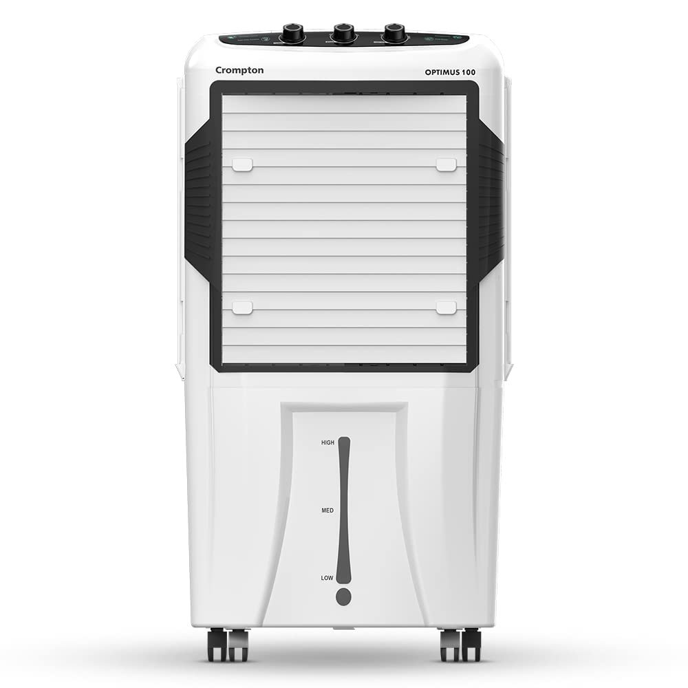 Crompton Optimus 100-Litre Inverter Compatible and Portable Desert Air Cooler