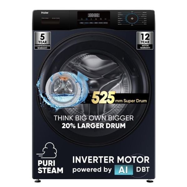 05. Haier 8 Kg Front Load Washing Machine (HW80-IM12929C 525)