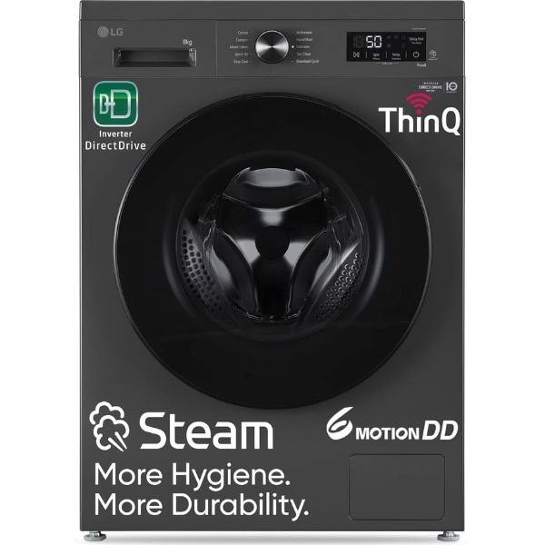 03. LG 8 Kg, 5 Star Fully-Automatic Front Load Washing Machine (FHB1208Z4M)