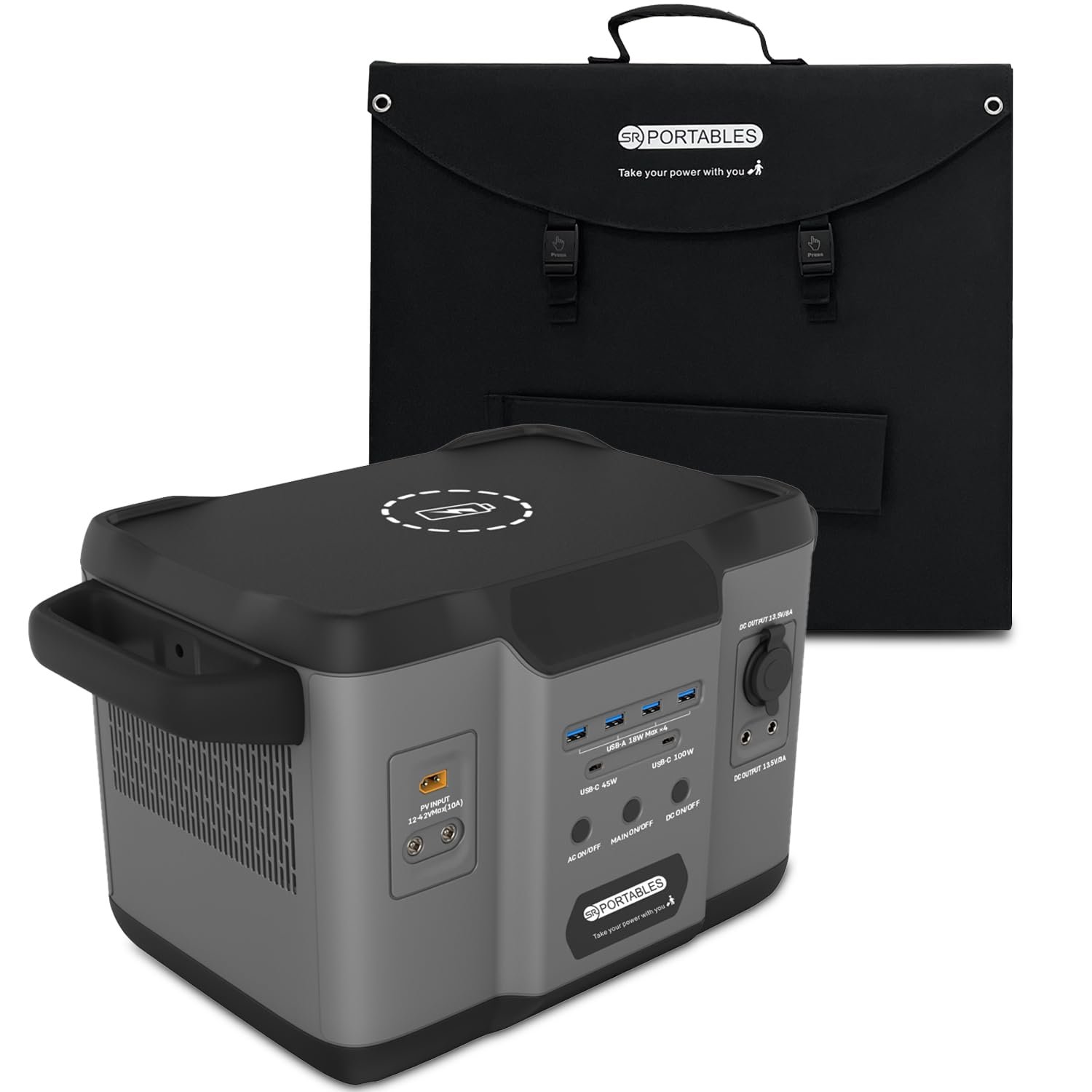 SR Portables Minotaur UPS & Power Station Inverter Portable Solar Generator