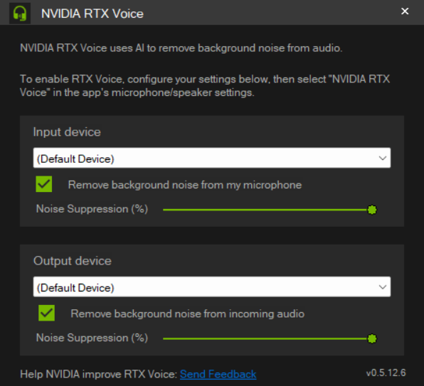 Nvidia RTX Voice 