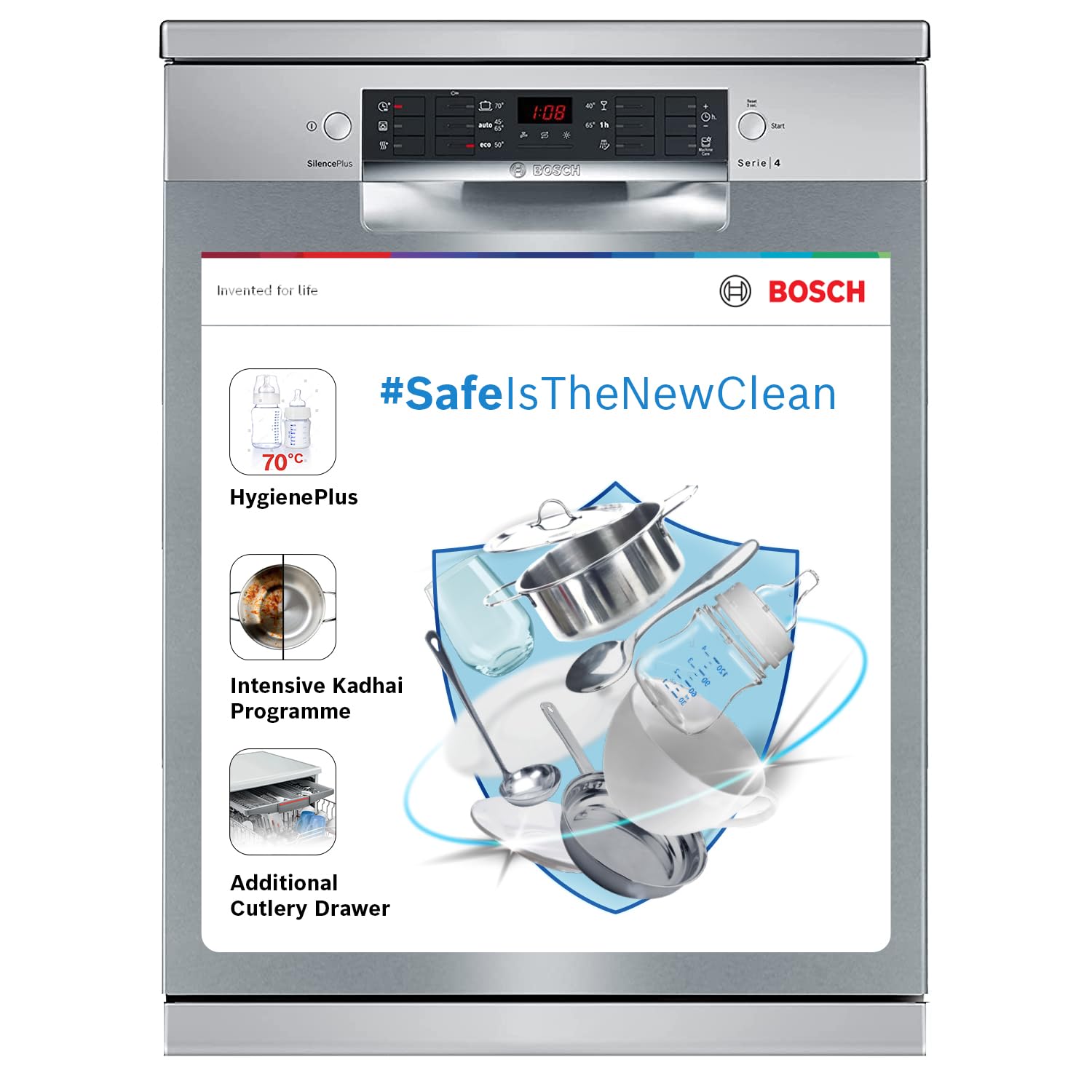 Bosch 14 Place Settings Dishwasher (SMS46KI03I)