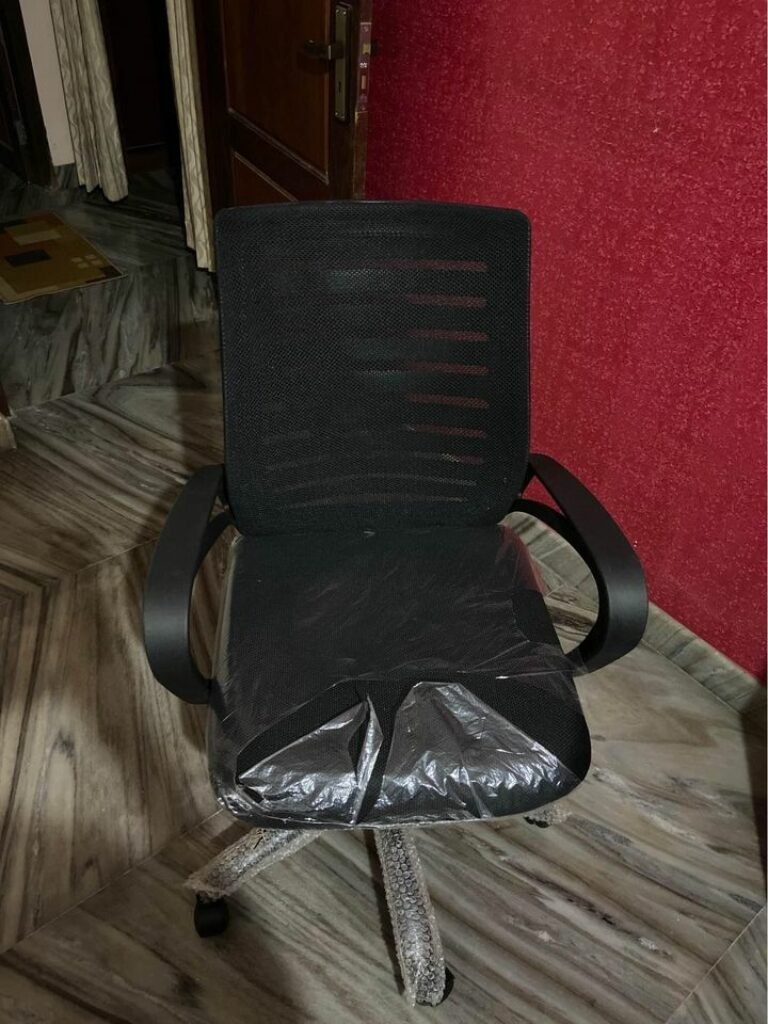 CELLBELL Desire C104 Mesh Mid Back chair on marble floor