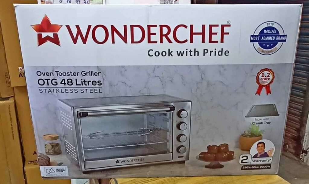 Wonderchef Oven Toaster Griller Crimson Edge box