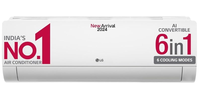 LG 1.5 Ton 5 Star DUAL Inverter Wi-Fi Split AC 2024 Model, TS-Q19YNZE