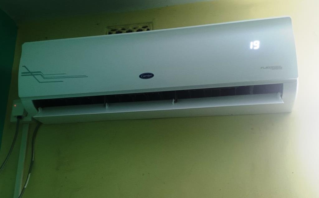Carrier 1.5 Ton 5 Star AI Flexicool Inverter Split AC installed wall mounted